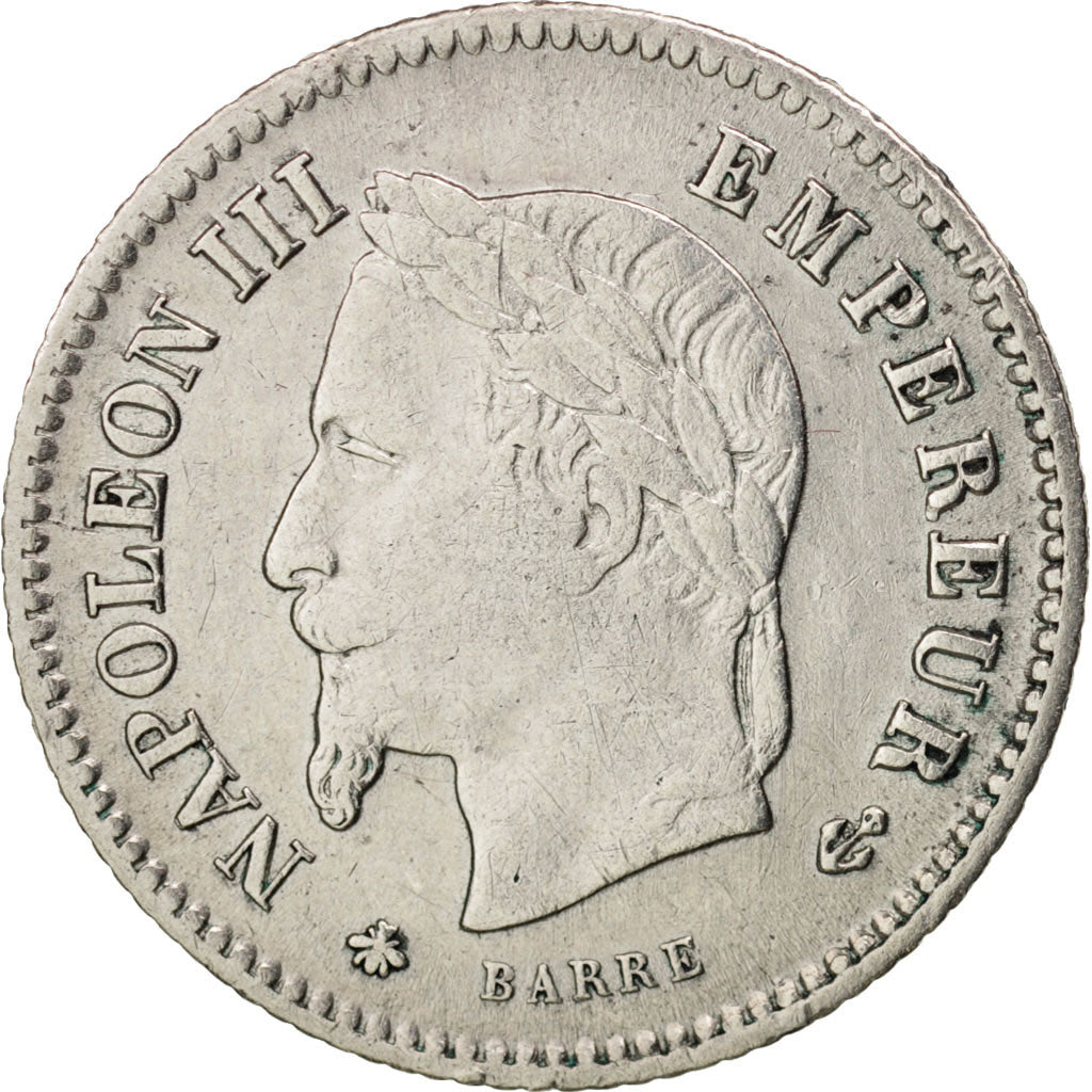 Coin, France, Napoleon III, Napoléon III, 20 Centimes, 1867, Paris, EF(40-45)