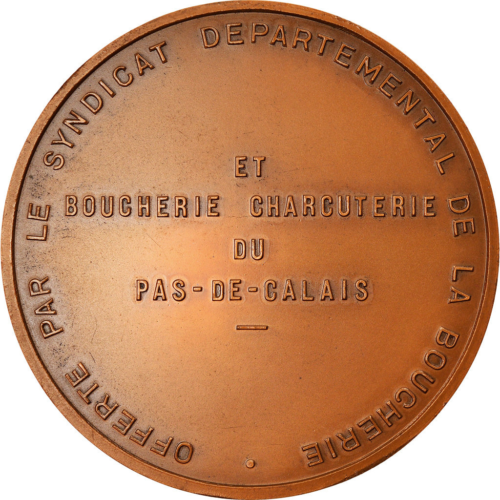 Francja, Medal, Syndicat Départemental de la Boucherie, Pas-de-Calais, Undated