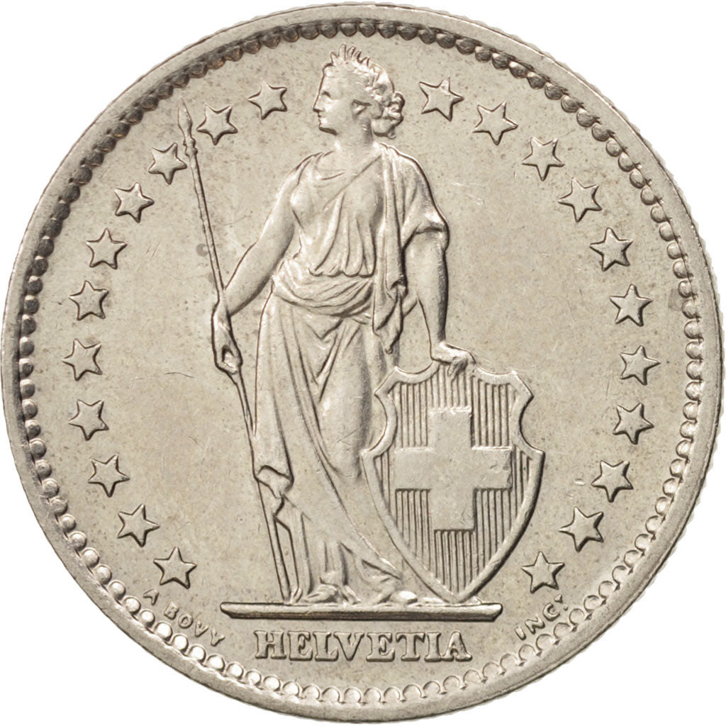 Coin, Switzerland, 2 Francs, 1981, Bern, AU(55-58), Copper-nickel, KM:21a.1