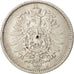 Coin, GERMANY - EMPIRE, Wilhelm I, Mark, 1886, VF(30-35), Silver, KM:7