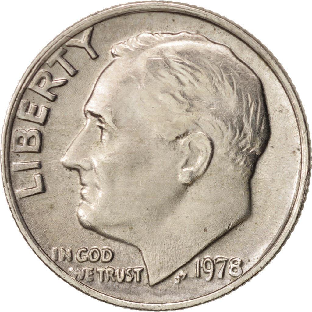 Coin, United States, Roosevelt Dime, Dime, 1978, U.S. Mint, Philadelphia
