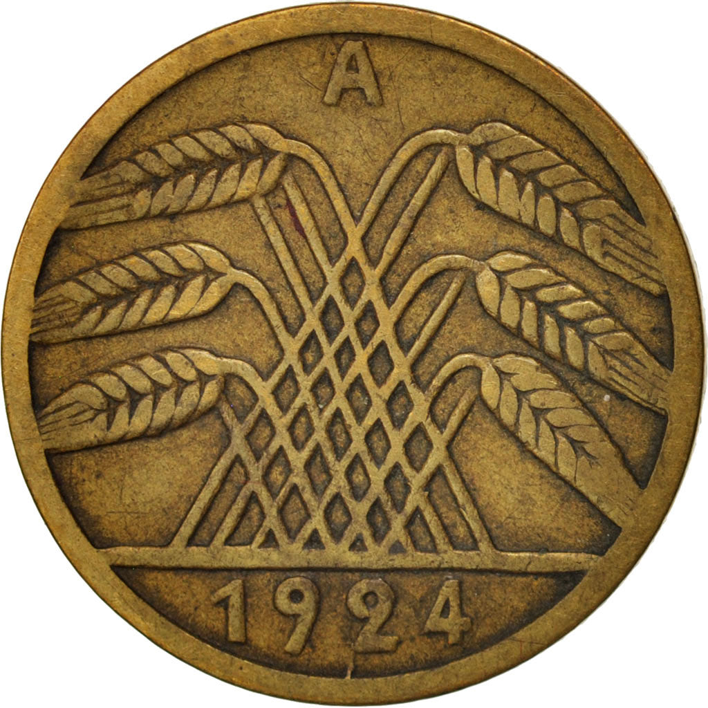 Munten, Duitsland, Weimarrepubliek, 5 Rentenpfennig, 1924, Berlin, ZF