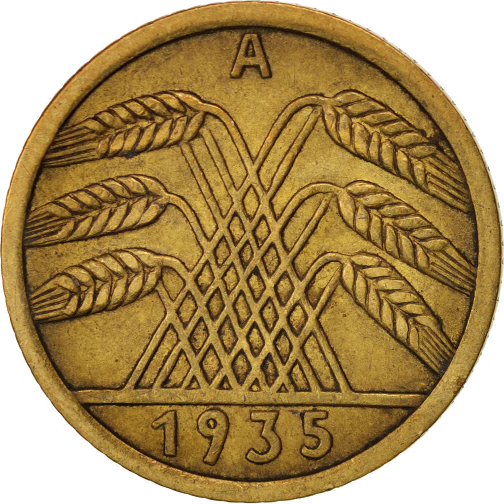 Münze, Deutschland, Weimarer Republik, 5 Reichspfennig, 1935, Berlin, SS