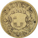Coin, Switzerland, 10 Rappen, 1850, F(12-15), Billon, KM:6