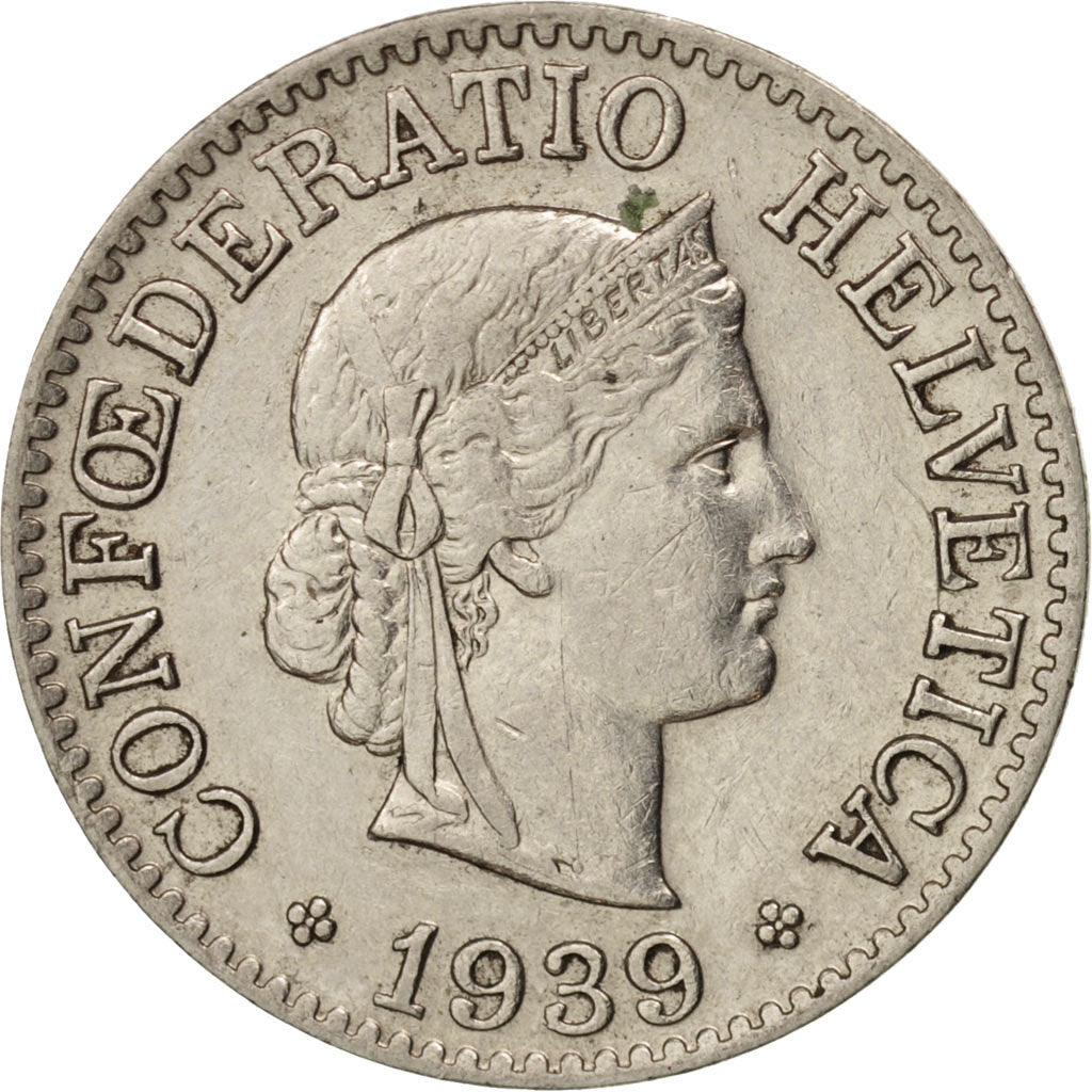 Monnaie, Suisse, 10 Rappen, 1939, Bern, TTB+, Nickel, KM:27b