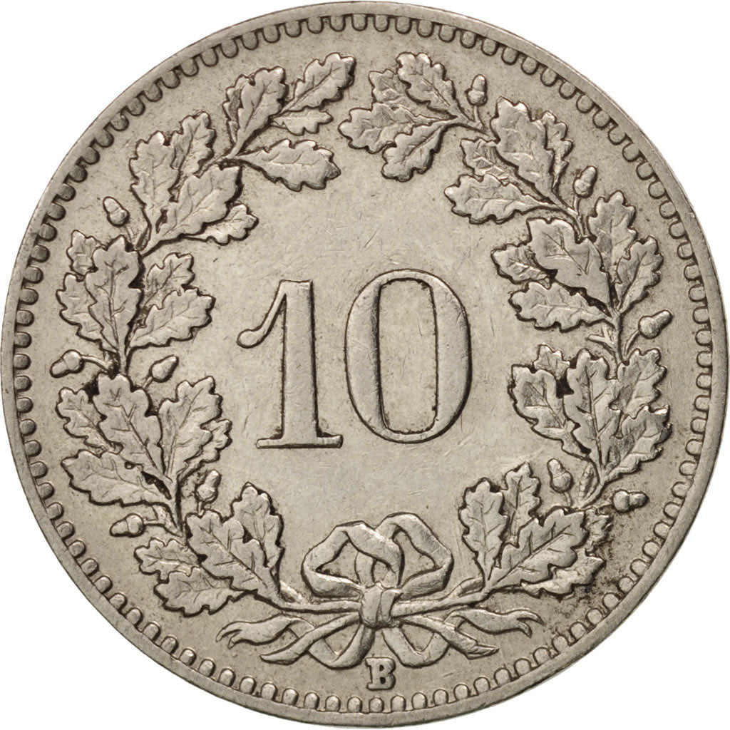Monnaie, Suisse, 10 Rappen, 1939, Bern, TTB+, Nickel, KM:27b