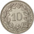 Coin, Switzerland, 10 Rappen, 1939, Bern, AU(50-53), Nickel, KM:27b