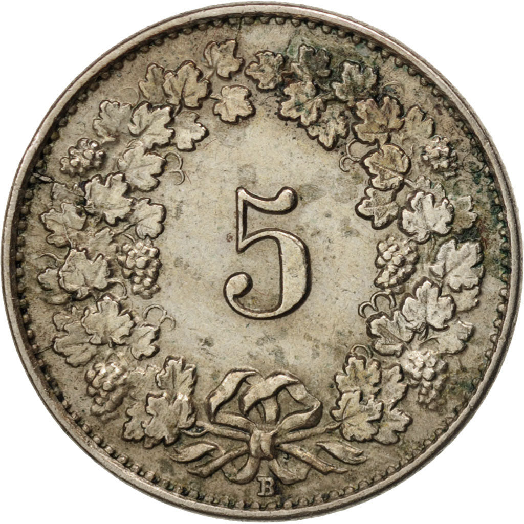 Monnaie, Suisse, 5 Rappen, 1921, Bern, TTB, Copper-nickel, KM:26