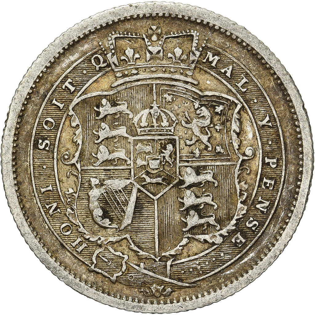 Great Britain, George III, 1 Shilling, 1816, London, Silver, AU(50-53)