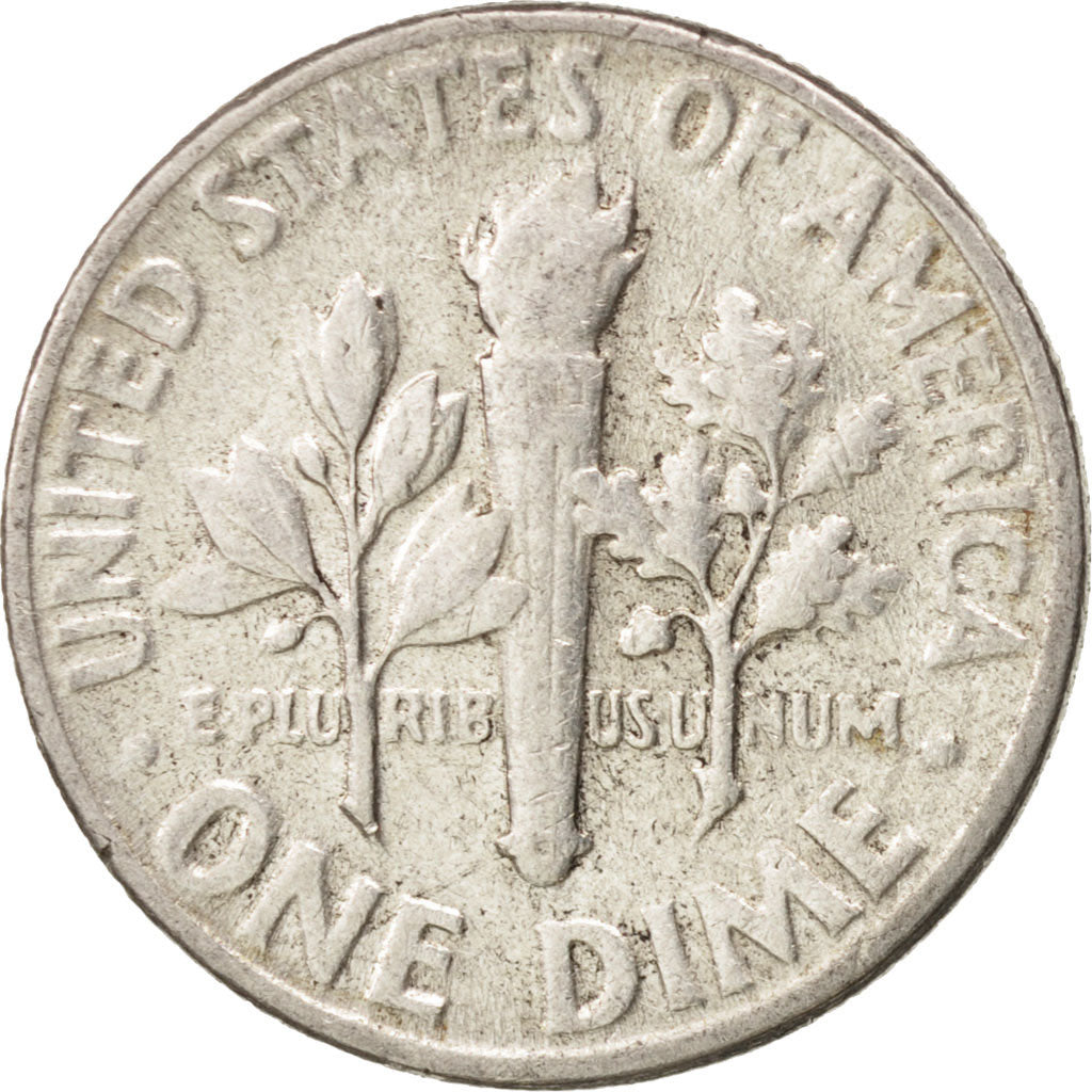 Coin, United States, Roosevelt Dime, Dime, 1956, U.S. Mint, Philadelphia