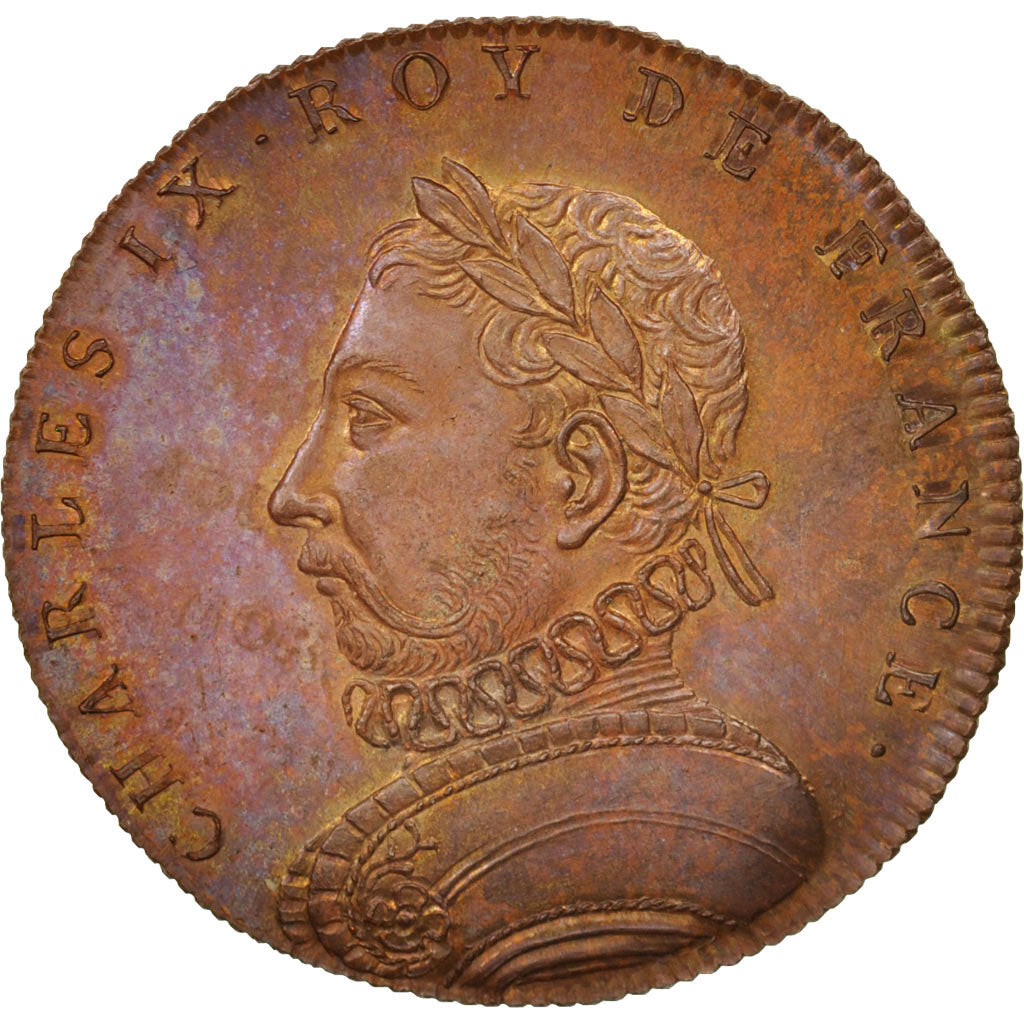 France, Medal, Charles IX, History, XIXth Century, FDC, Cuivre