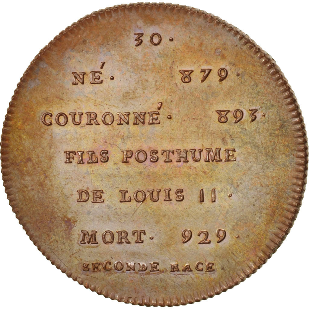 France, Medal, Charles III, History, XIXth Century, FDC, Cuivre