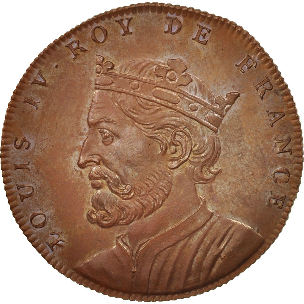 France, Medal, Louis IV, History, XIXth Century, FDC, Cuivre