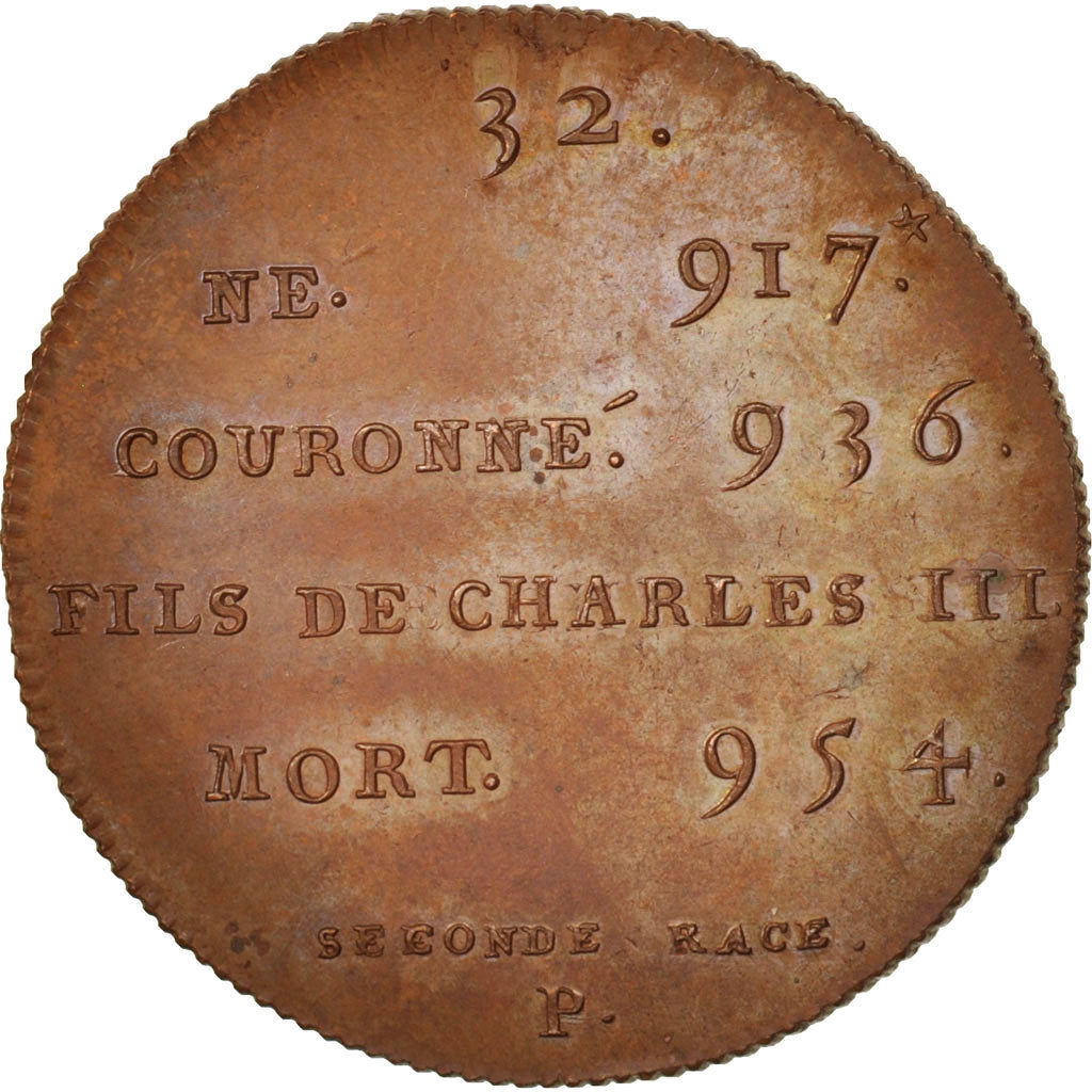 France, Medal, Louis IV, History, XIXth Century, FDC, Cuivre