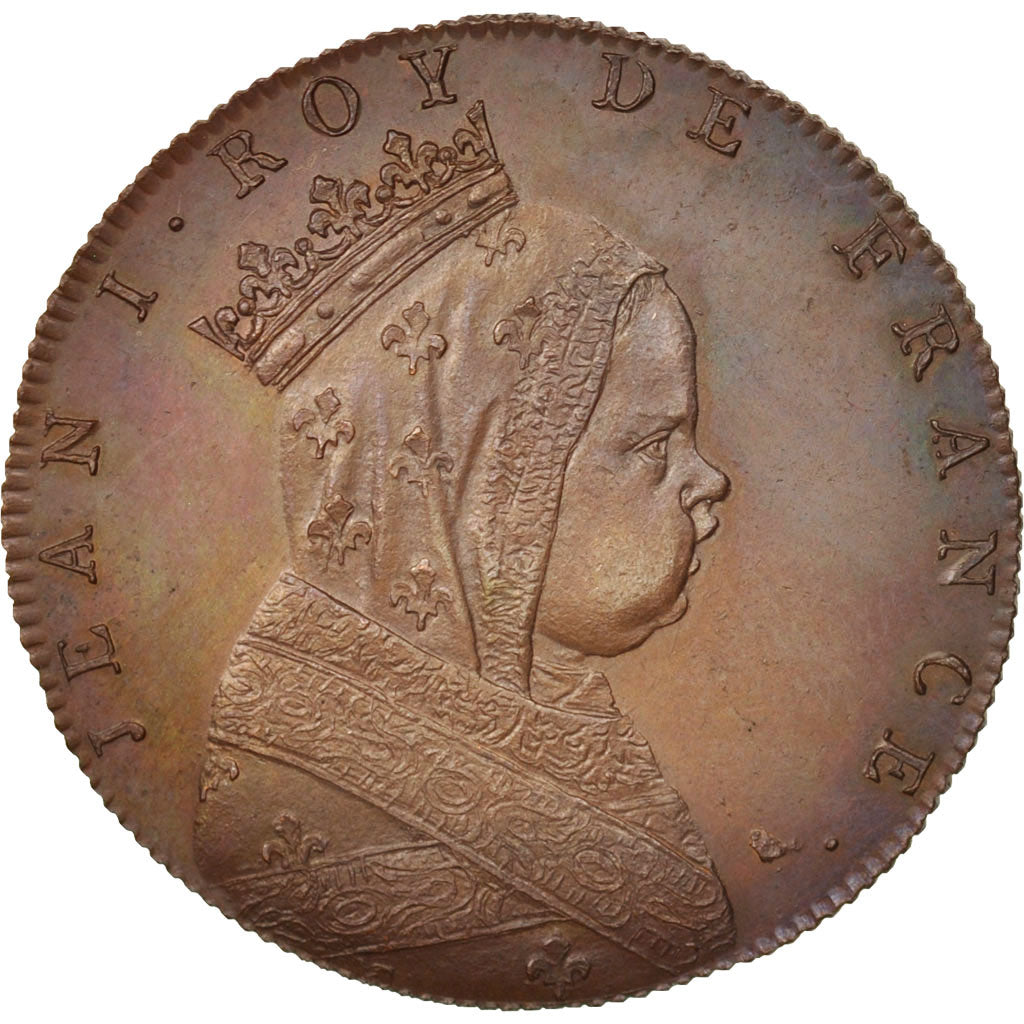 Frankrijk, Medal, Jean I, History, XIXth Century, FDC, Koper