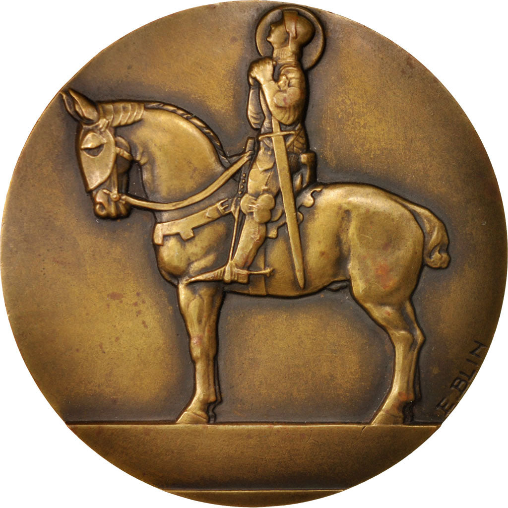 Francia, medaglia, Sainte Jeanne d'Arc, n.d., Bronzo, Blin, SPL-