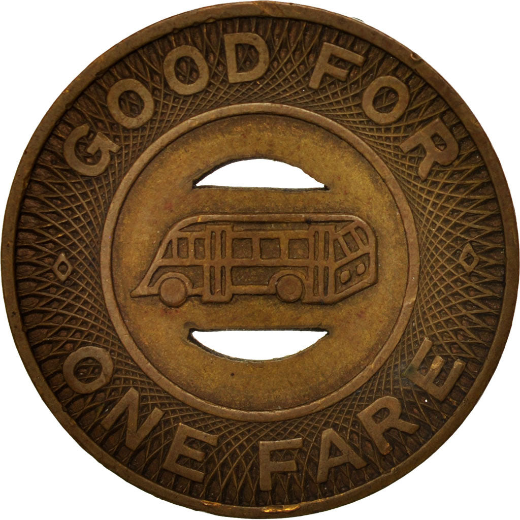 Vereinigte Staaten, Browning Bus Line, Newcastle Ind., Token