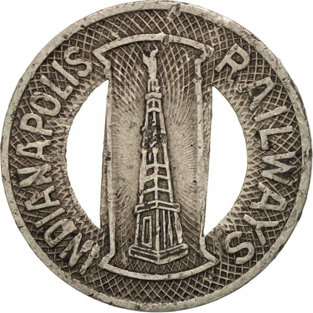United States, Indianapolis Railways, Token
