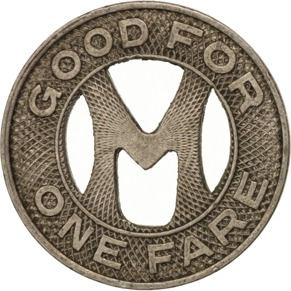 Verenigde Staten, Burlington N.C. Mand B. Transit Lines Incorporated, Token