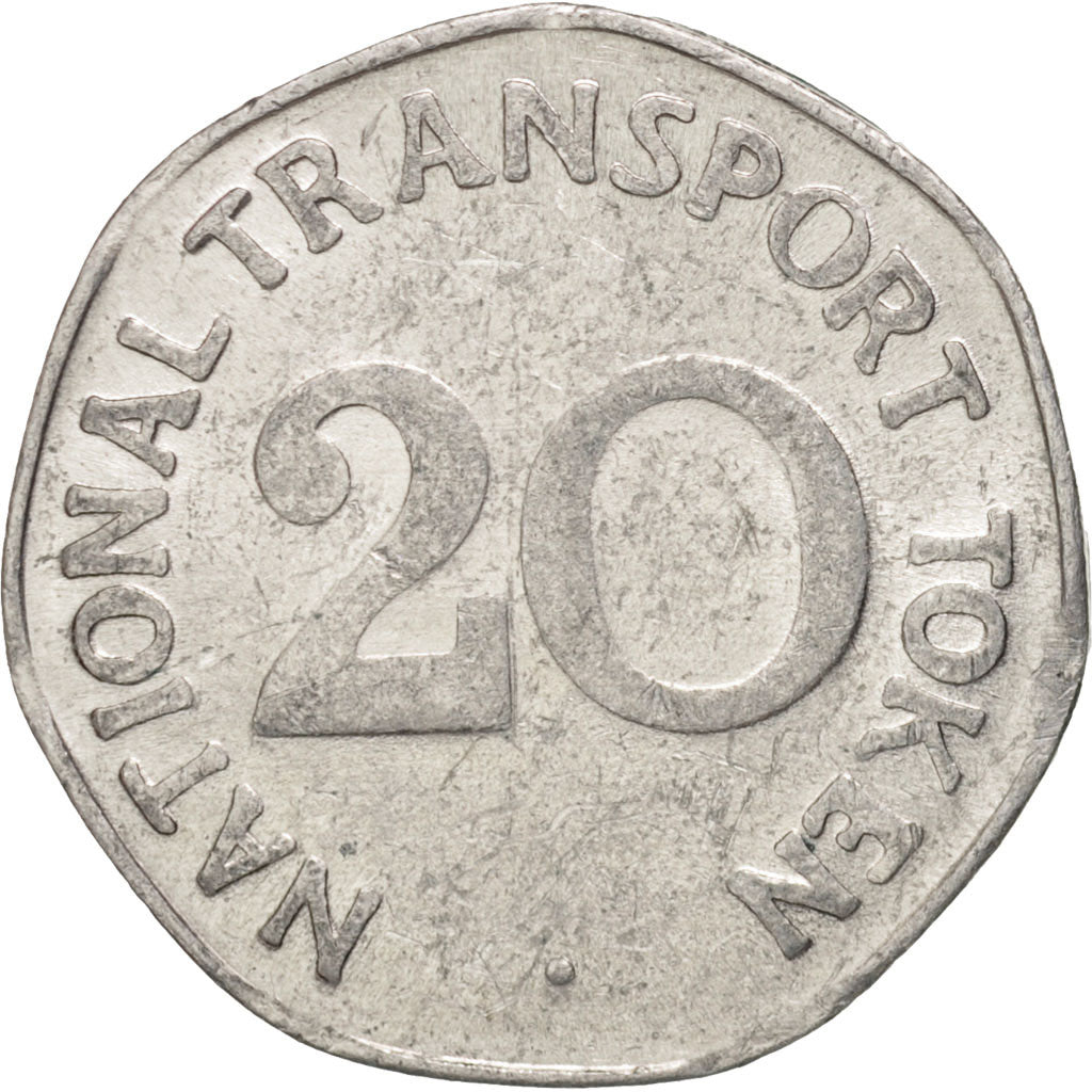 United Kingdom, Token, 1980, STGL, Aluminium