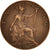 Moneta, Gran Bretagna, George V, Farthing, 1925, BB, Bronzo, KM:808.2