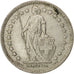 Coin, Switzerland, 1/2 Franc, 1957, Bern, AU(55-58), Silver, KM:23