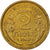 Munten, Frankrijk, Morlon, 2 Francs, 1940, Paris, ZF+, Aluminum-Bronze, KM:886