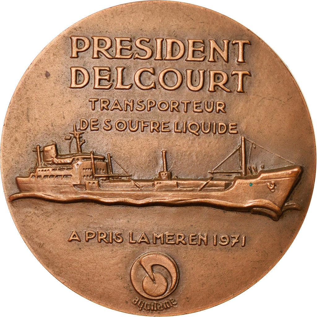 Francia, medalla, Jean-Paul Delcourt, Transporteur de Soufre Liquide, Shipping