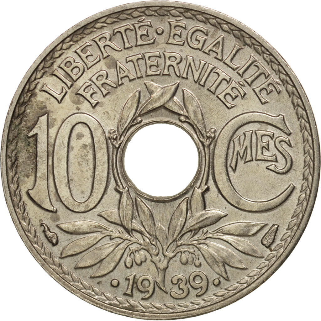 Monnaie, France, Lindauer, 10 Centimes, 1939, SUP+, Nickel-Bronze, KM:889.1