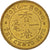 Coin, Hong Kong, Elizabeth II, 10 Cents, 1975, AU(55-58), Nickel-brass, KM:28.3