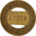 Vereinigte Staaten, New-york, N.Y.S.E. & G. Corp., Elmira School, Token