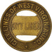 United States, City Lines of West Virginia Incorporated, Token
