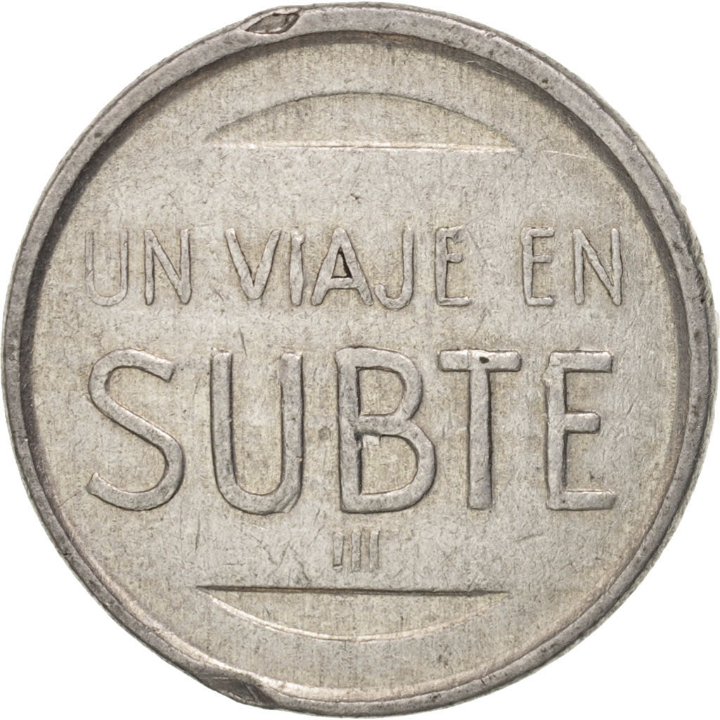 Argentinië, Token, Subterraneos de Buenos Aires, ZF+, Aluminium