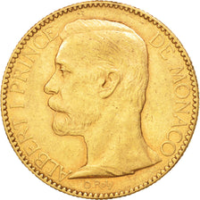 Münze, Monaco, Albert I, 100 Francs, Cent, 1901, Paris, SS+, Gold, KM:105
