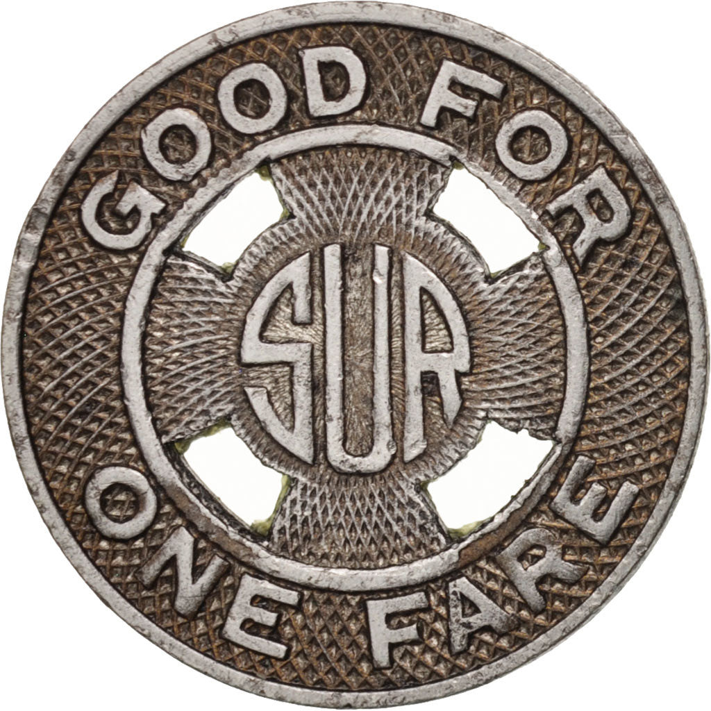 United States, Spokane United Railways, Token