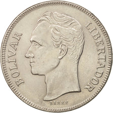Moneta, Venezuela, 5 Bolivares, 1977, MS(63), Nikiel, KM:53.1