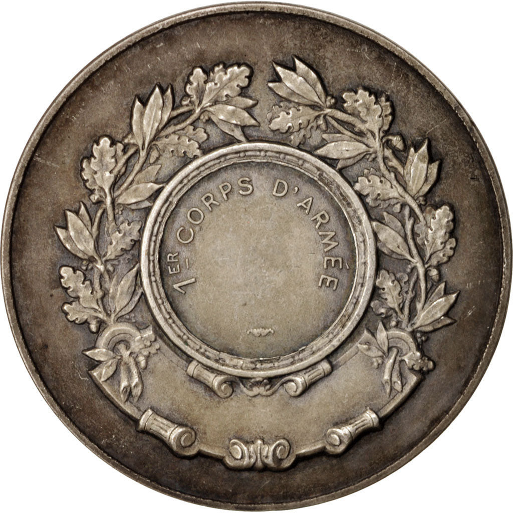 Frankrijk, Medal, 1er Corps d'Armée, Politics, Society, War, PR, Silvered