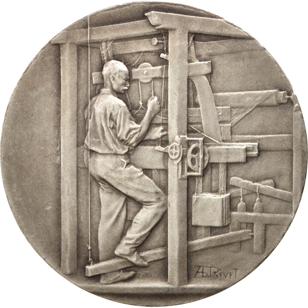 Francia, Medal, Union syndicale des Tissus, matières textiles et habillement