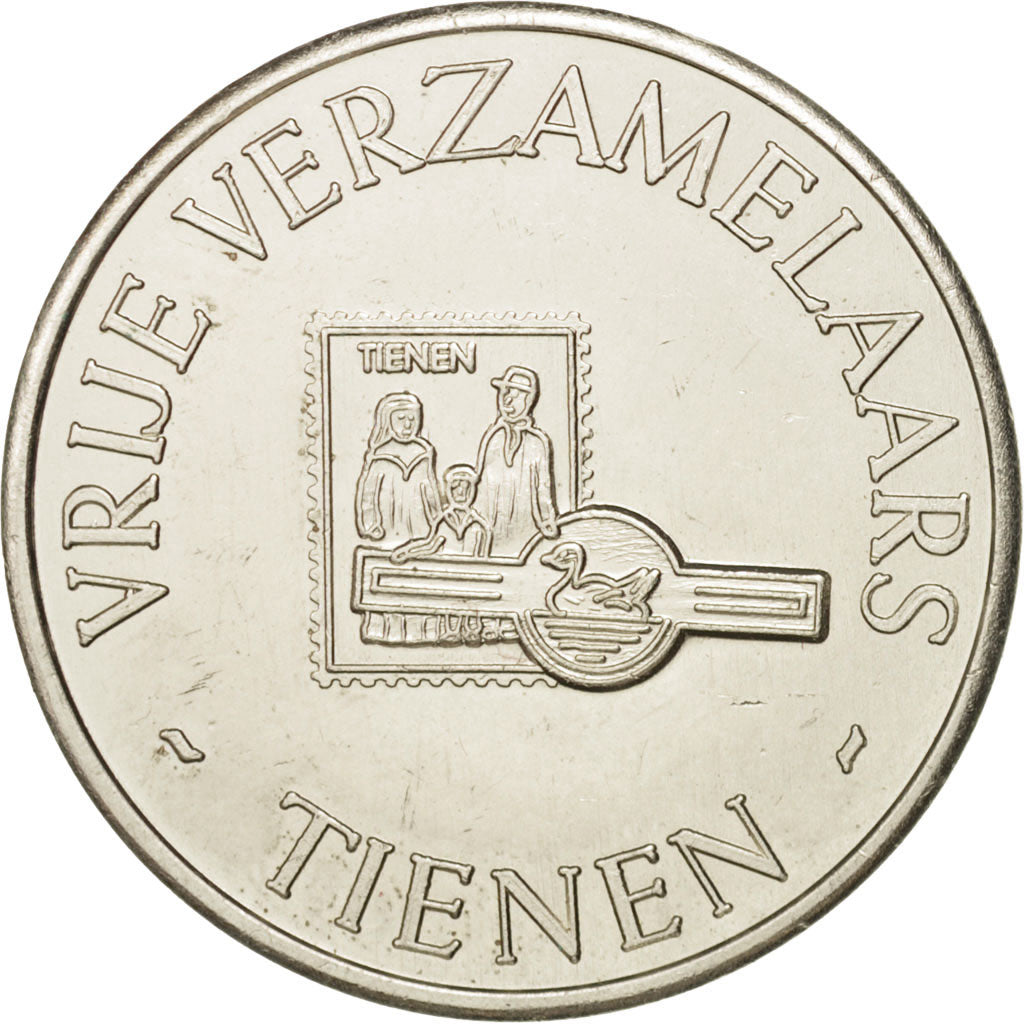 Belgien, Token, Touristic token, Tienen, 100 Kweikers, 1981, STGL, Nickel