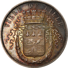 Francja, Medal, Ville de Lille, Cercle Horticole du Nord, Flora, Undated