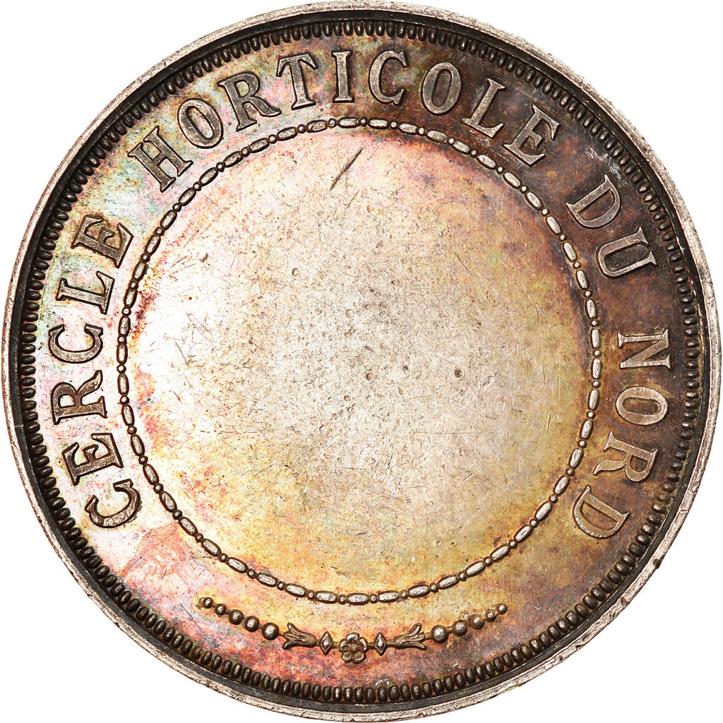 Francja, Medal, Ville de Lille, Cercle Horticole du Nord, Flora, Undated