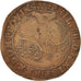 Países Bajos españoles, zeton, Philippe IV, XVIIth Century, Cobre, MBC