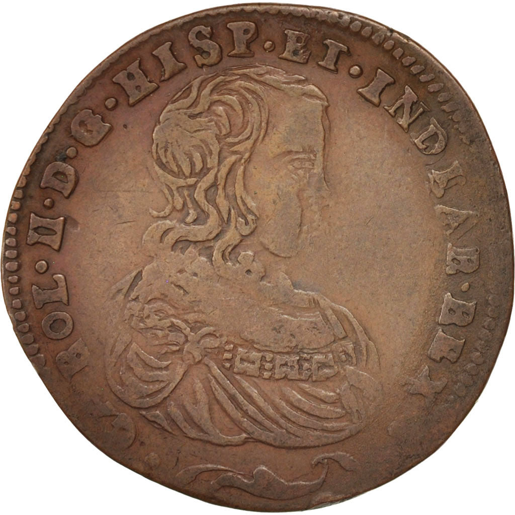 Belgique, Jeton, Spanish Netherlands, Charles II, Bruxelles, Bureau des