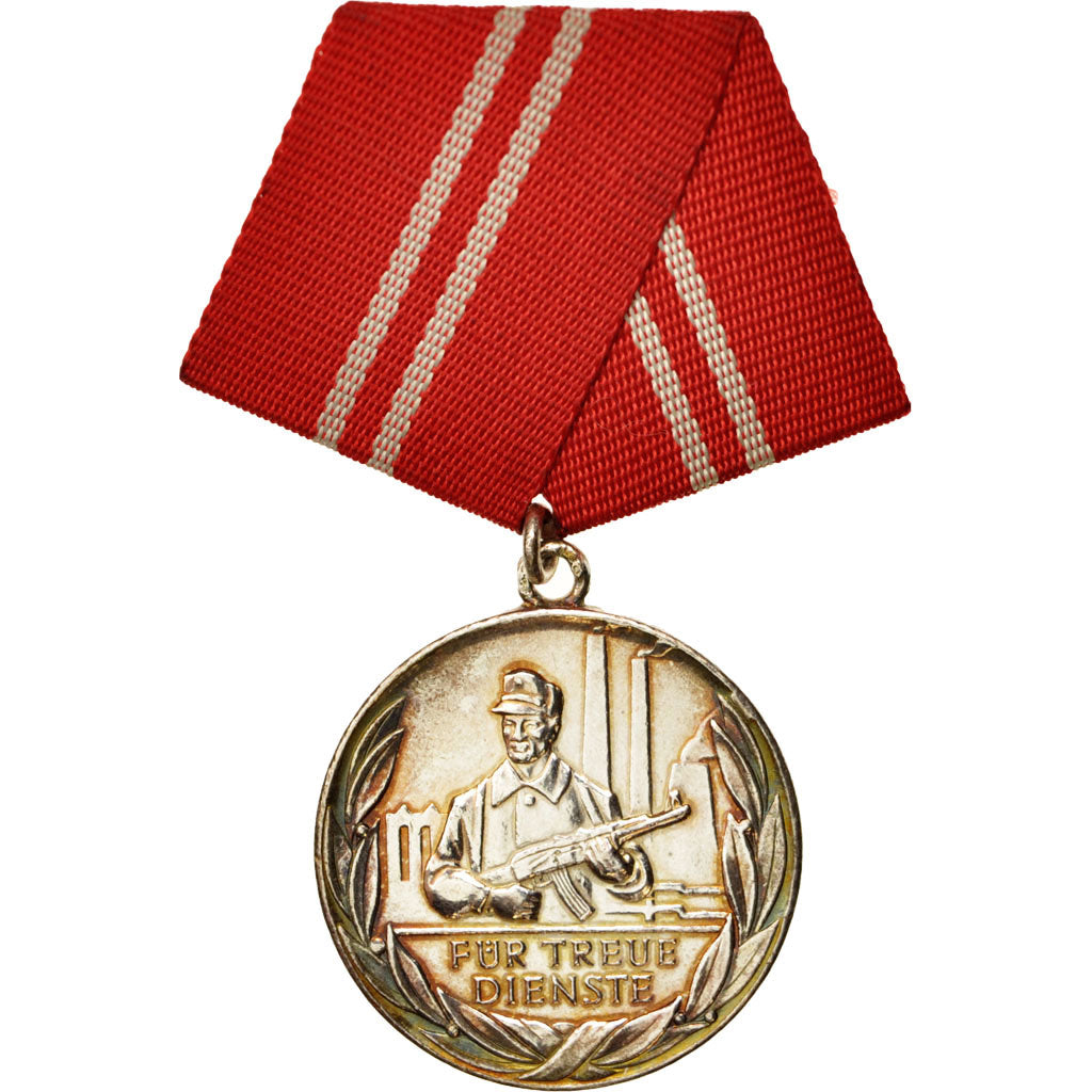 Allemagne, Fighters workers groups, 15 years, Medal, 1965, Excellent Quality