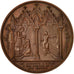 Frankrijk, Medal, Baptême, Religions & beliefs, 1845, PR, Cuivre