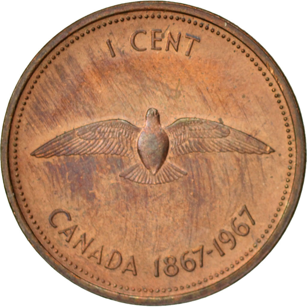 Monnaie, Canada, Elizabeth II, Cent, 1967, Royal Canadian Mint, Ottawa, SUP+
