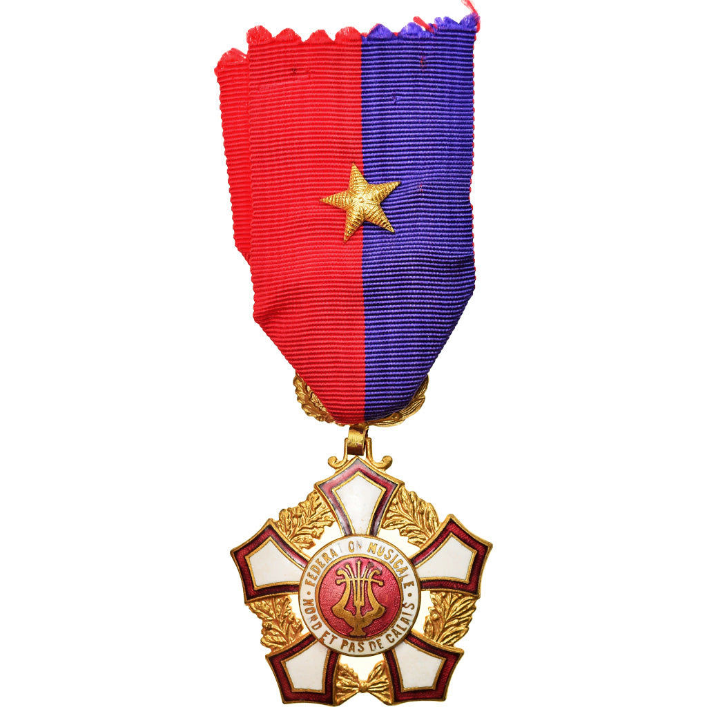 Francia, Fédération musicale du Nord-Pas-de-Calais, medalla, Sin circulación