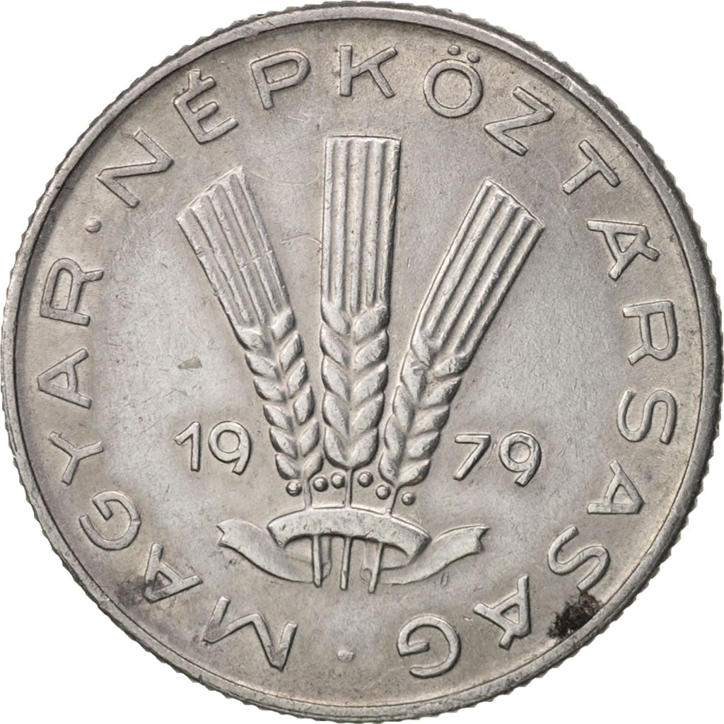 Münze, Ungarn, 20 Fillér, 1979, Budapest, VZ, Aluminium, KM:573