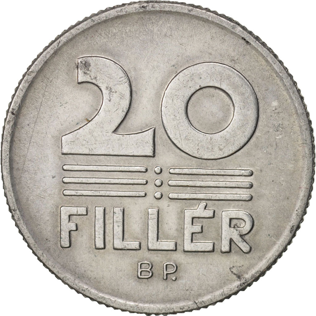 Münze, Ungarn, 20 Fillér, 1979, Budapest, VZ, Aluminium, KM:573