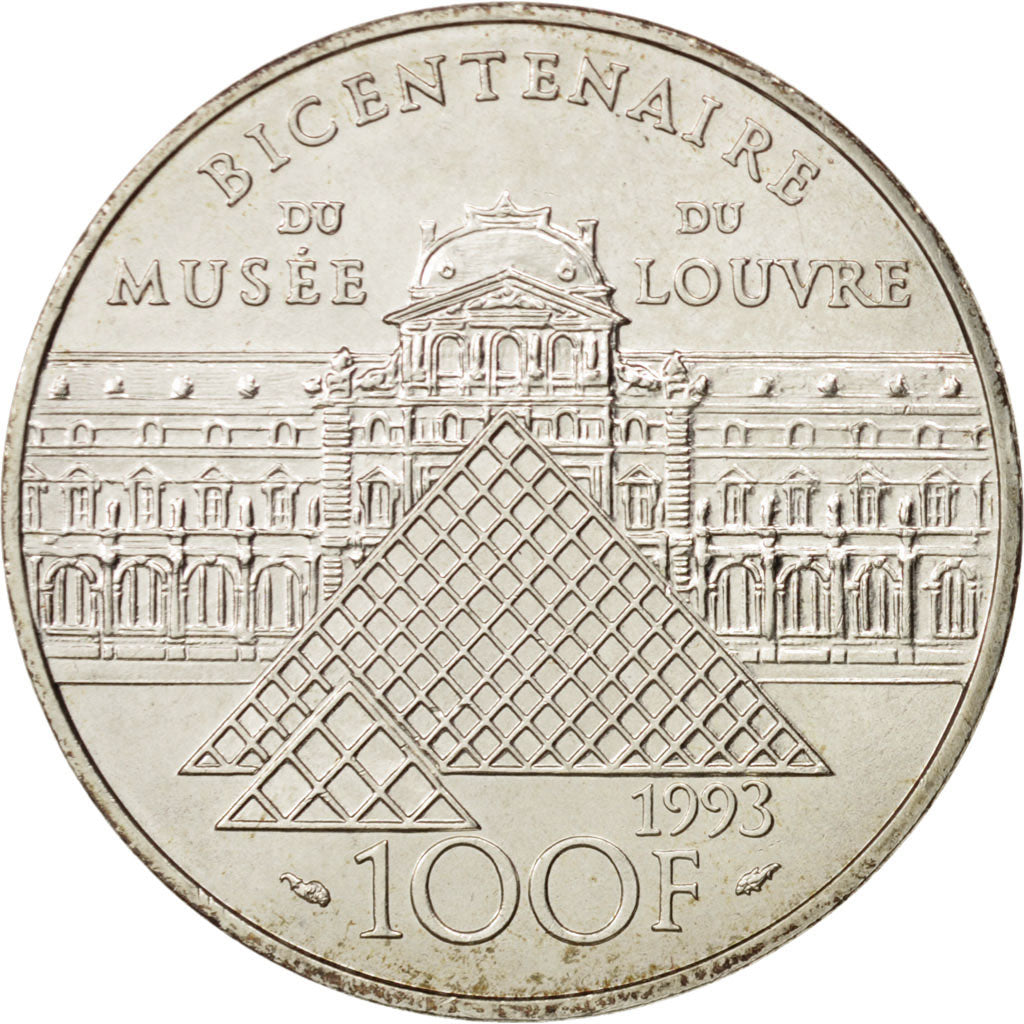 Monnaie, France, Liberté guidant le peuple, 100 Francs, 1993, SUP, Argent